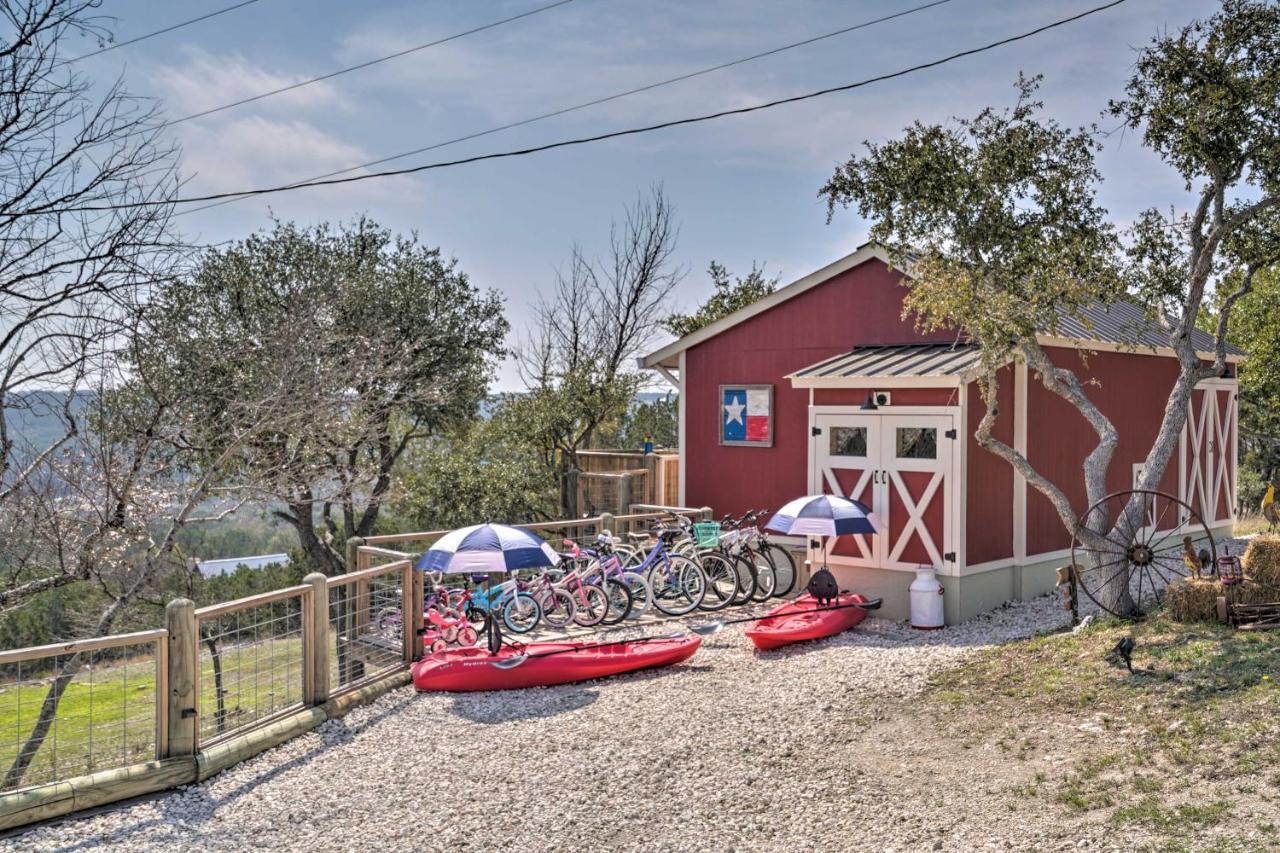 Kerrville Converted Barn Tiny Home With Kayaks! Екстериор снимка